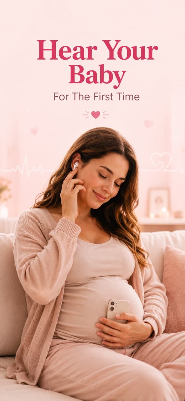 Baby Heartbeat Monitor: Bubbi — Listen and record